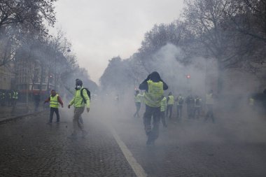 Paris'te Sarı Yelekler Protesto, Fransa