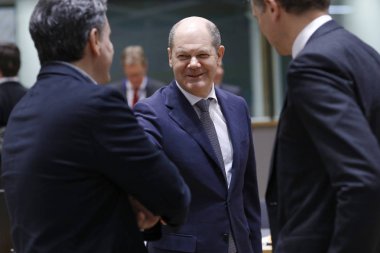 Eurogroup maliye bakanları Brüksel'de bir araya geldi, Belçika