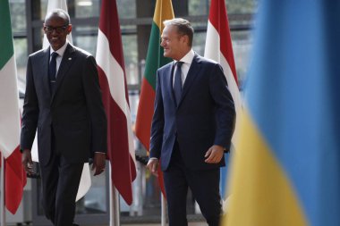 Ruanda Başkanı Paul Kagame, Brüksel
