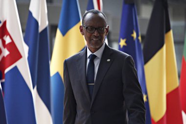 Ruanda Başkanı Paul Kagame, Brüksel