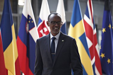 Ruanda Başkanı Paul Kagame, Brüksel