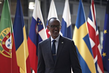 Ruanda Başkanı Paul Kagame, Brüksel