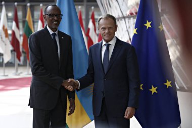Ruanda Başkanı Paul Kagame, Brüksel