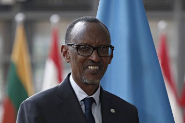 Ruanda Başkanı Paul Kagame, Brüksel