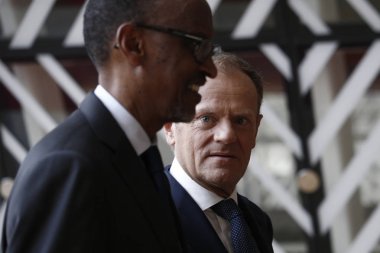 Ruanda Başkanı Paul Kagame, Brüksel