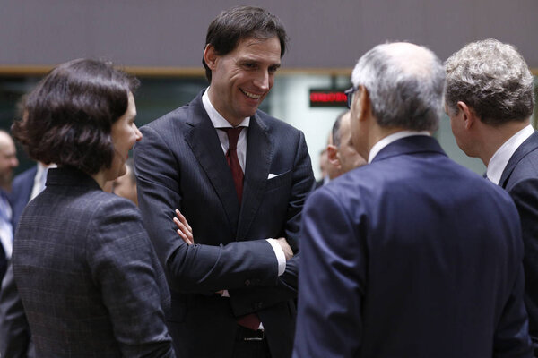 Eurogroup finance ministers meeting in Brussels, Belgium