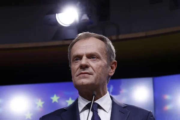 Donald Tusk, Presidente del Consejo Europeo y de Irlanda — Foto de Stock