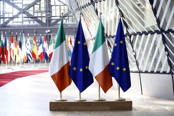 El Taoiseach de Irlanda Leo Varadkar en Bruselas — Foto de Stock