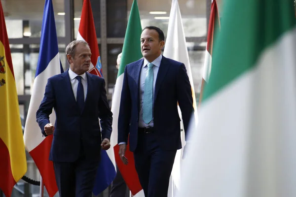 El Taoiseach de Irlanda Leo Varadkar en Bruselas —  Fotos de Stock