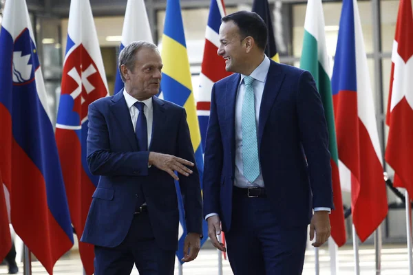 El Taoiseach de Irlanda Leo Varadkar en Bruselas —  Fotos de Stock