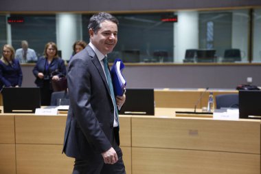 Eurogroup maliye bakanları B Avrupa Konseyi'nde toplandı