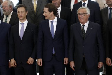 Avusturya Başbakanı Sebastian Kurz Brüksel'de