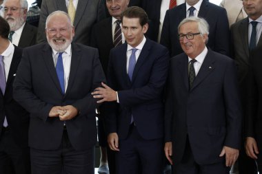 Avusturya Başbakanı Sebastian Kurz Brüksel'de