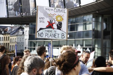 İklim değişikliği ile ilgili eylem. Brüksel, Belçika