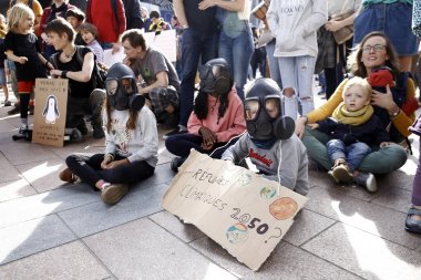 İklim değişikliği ile ilgili eylem. Brüksel, Belçika