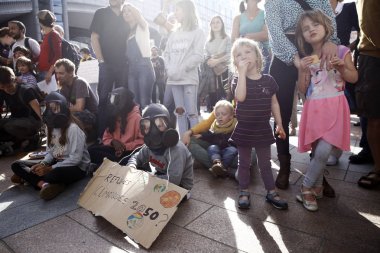 İklim değişikliği ile ilgili eylem. Brüksel, Belçika