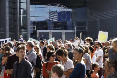 İklim değişikliği ile ilgili eylem. Brüksel, Belçika