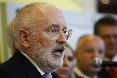 Frans Timmermans'ın Ortak Aday olarak annoucement'ı 