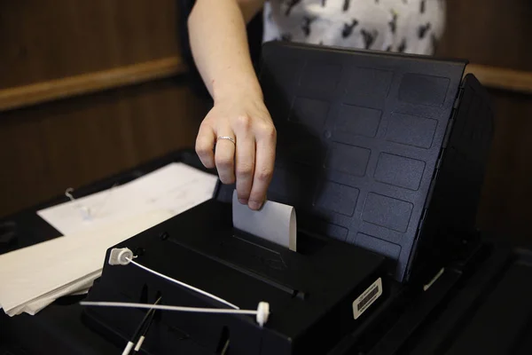 Municipal election in Brussels, Velgium — Stock Photo, Image