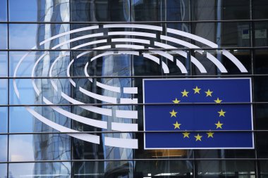 8 Eylül 2018'de Brüksel, Belçika'daki Avrupa Parlamentosu binasının dış görünümü.