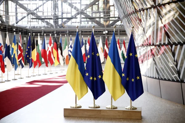 Саміт Україна-ЄС, Брюссель — стокове фото