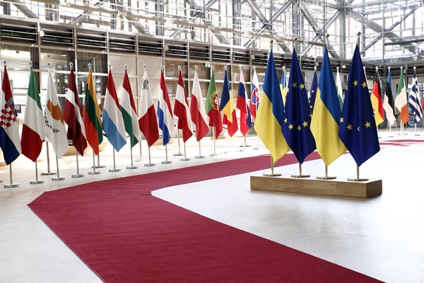 Саммит ЕС-Украина, Брюссель — стоковое фото