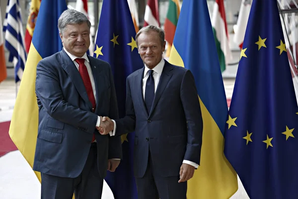 EU-Ukraine-Gipfel, Brüssel — Stockfoto