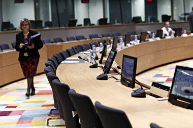 Eurogroup maliye bakanları B Avrupa Konseyi'nde toplandı