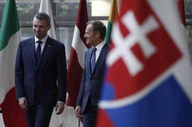 Slovakya Başbakanı Peter Pellegrini Ab Konseyi, Brusse'yi ziyaret etti