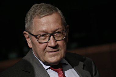 Eurogroup maliye bakanları 12 Temmuz 2017'de Brüksel'de Avrupa Konseyi'nde toplandı.