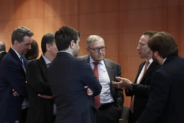 Eurogroup Maliye Bakanları Temmuz 2017 Brüksel Avrupa Konseyi Nde Toplandı — Stok fotoğraf