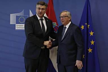 Jean-Claude Juncker - Andrej Plenkoviç, Brüksel