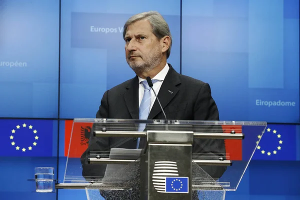 Consejo de Estabilización y Asociación UE-Albania en Bruselas, Be — Foto de Stock