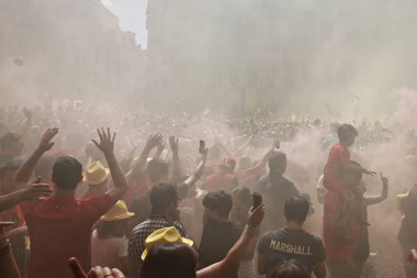 Belçika futbol takımı taraftarları, Belçika'yı kutladı