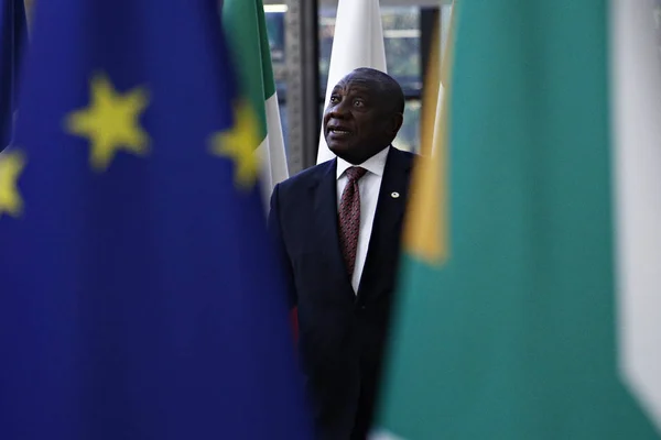 Cumbre UE-Sudáfrica en Bruselas, Bélgica — Foto de Stock