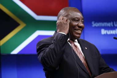 Brüksel'de Avrupa-Güney Afrika zirvesi sonuçları yla ilgili basın toplantısı, 