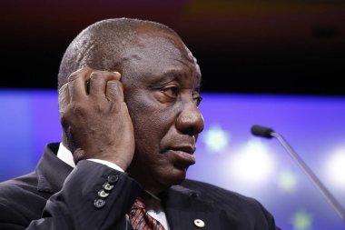 Brüksel'de Avrupa-Güney Afrika zirvesi sonuçları yla ilgili basın toplantısı, 