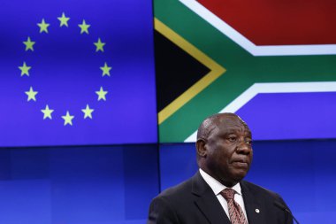Brüksel'de Avrupa-Güney Afrika zirvesi sonuçları yla ilgili basın toplantısı, 