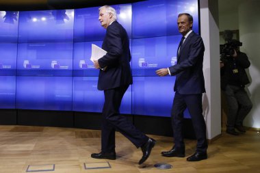 Avrupa Birliği'nde Brexit geri çekilme anlaşması taslağı teslim 