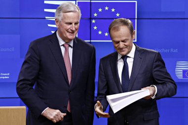 Avrupa Birliği'nde Brexit geri çekilme anlaşması taslağı teslim 