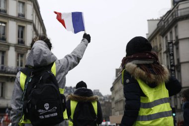 Paris'te Sarı Yelekler Protesto, Fransa
