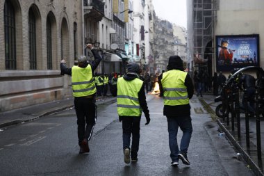Paris'te Sarı Yelekler Protesto, Fransa