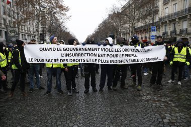 Paris'te Sarı Yelekler Protesto, Fransa