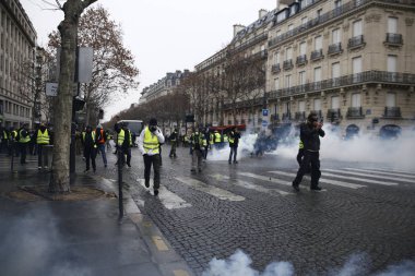 Paris'te Sarı Yelekler Protesto, Fransa