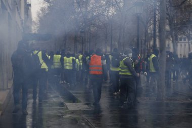 Paris'te Sarı Yelekler Protesto, Fransa
