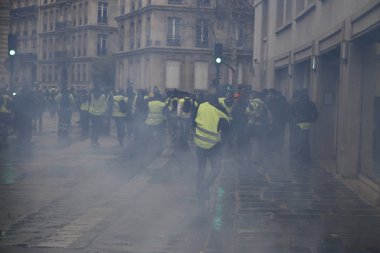 Paris'te Sarı Yelekler Protesto, Fransa