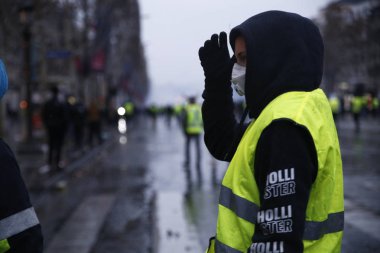 Paris'te Sarı Yelekler Protesto, Fransa