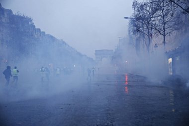 Paris'te Sarı Yelekler Protesto, Fransa