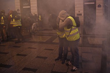 Paris'te Sarı Yelekler Protesto, Fransa