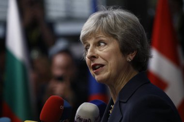 Theresa May - Ab Konseyi. Brüksel, Belçika